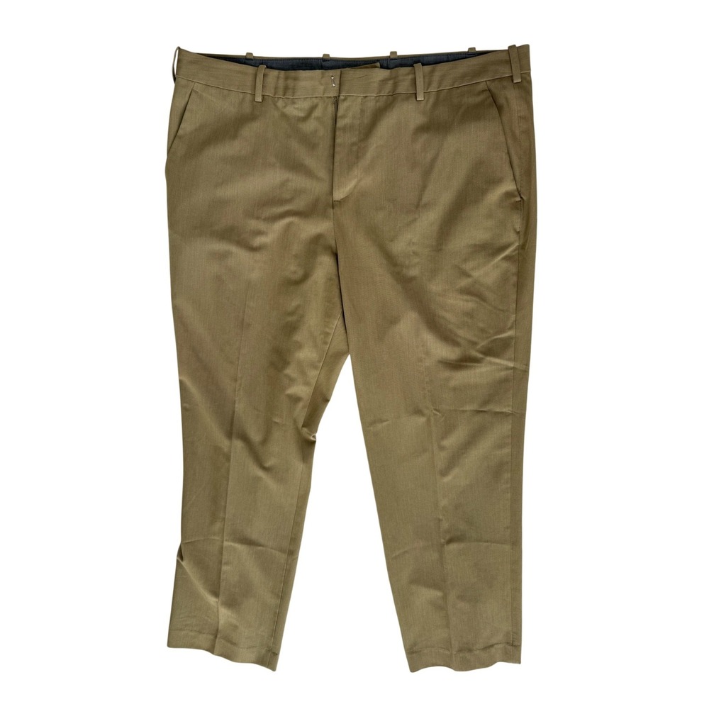Polo Ralph Lauren Dress Pants Mens Size 40x30 Tan Modern Fit Flat Front Preppy